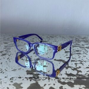 Balenciaga Blue and Gold Women's Glasses